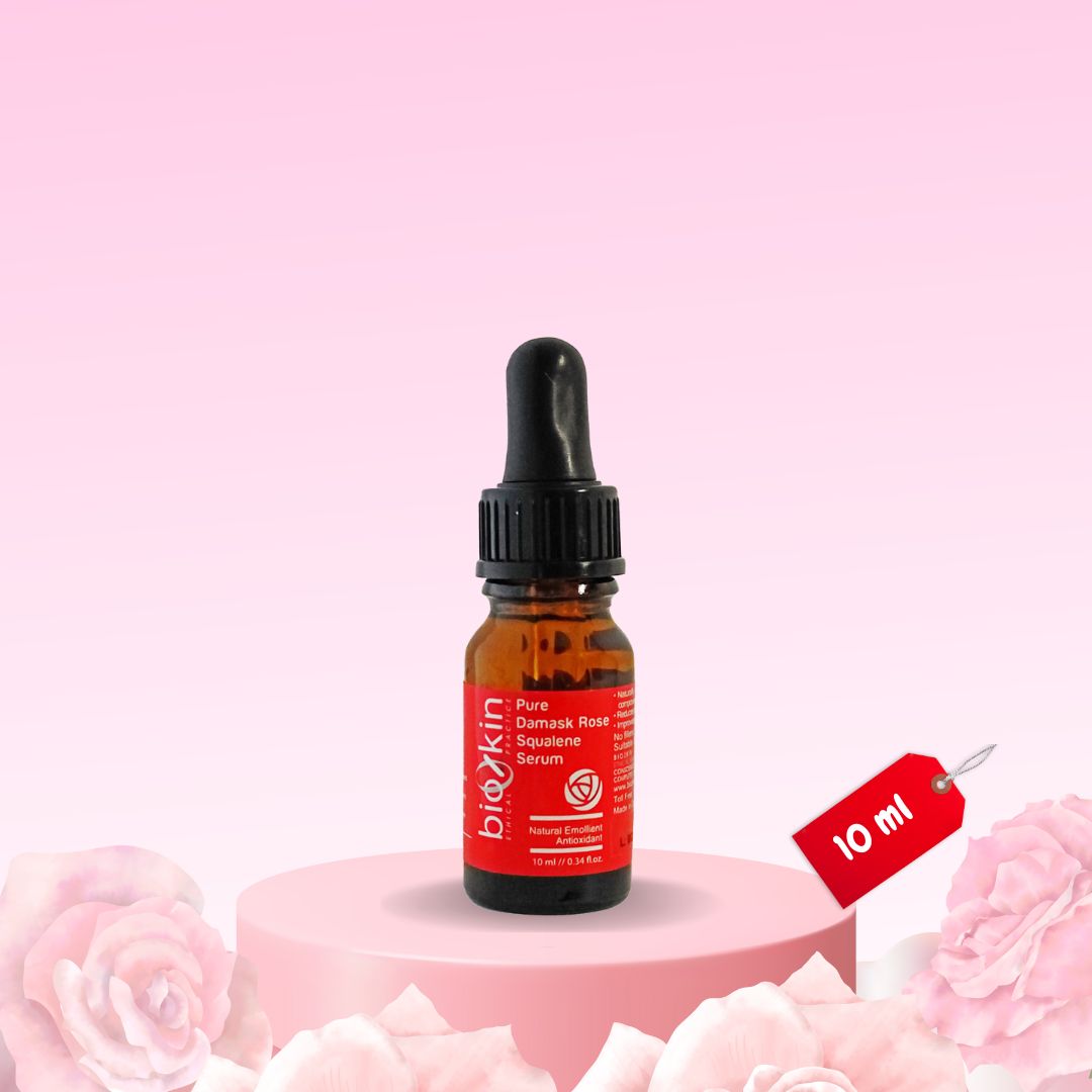 Pure Damask Rose Squalene Serum - 10ml - Shop at BioZkin.com