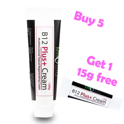 BioZkin B12 Plus+ Cream 60g x 5 Get 15g x 1 Free