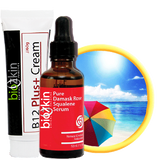 BioZkin Gift Set - BioZkin B12 Plus+ Cream & Pure Damask Rose Squalene Serum