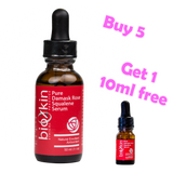 BioZkin Pure Damask Rose Squalene Serum 50ml x  5 Get 10ml x 1 Free